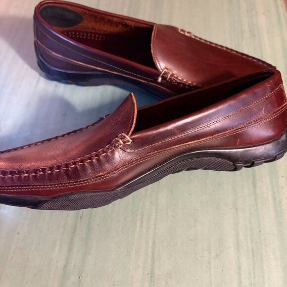 Mens Allen Edmonds Brown Boulder Loafers Size 11 B - Picture 11 of 11